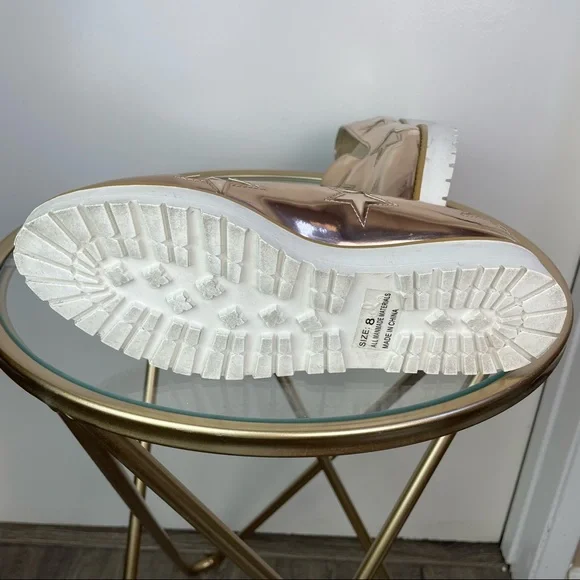 Qupid Shoes Woman Slip on 8 Size Shiny Confortable - Picture 8 of 12